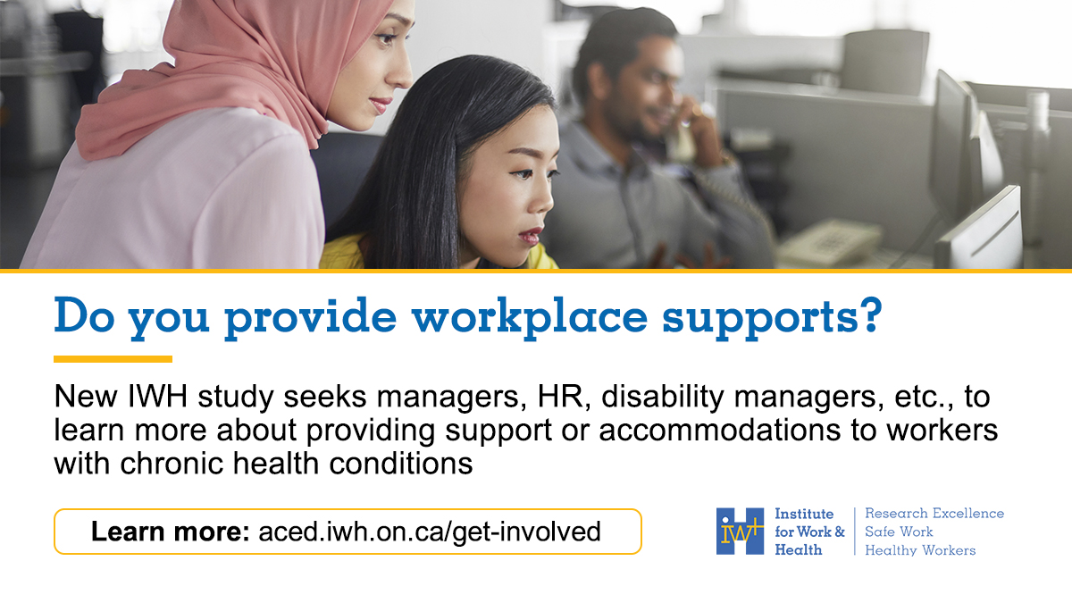 Do you provide #WorkplaceSupport to workers with #ChronicHealth conditions?

Check out this new <a href="/iwhresearch/">IWH</a> #Study: ow.ly/ogWX50W536u