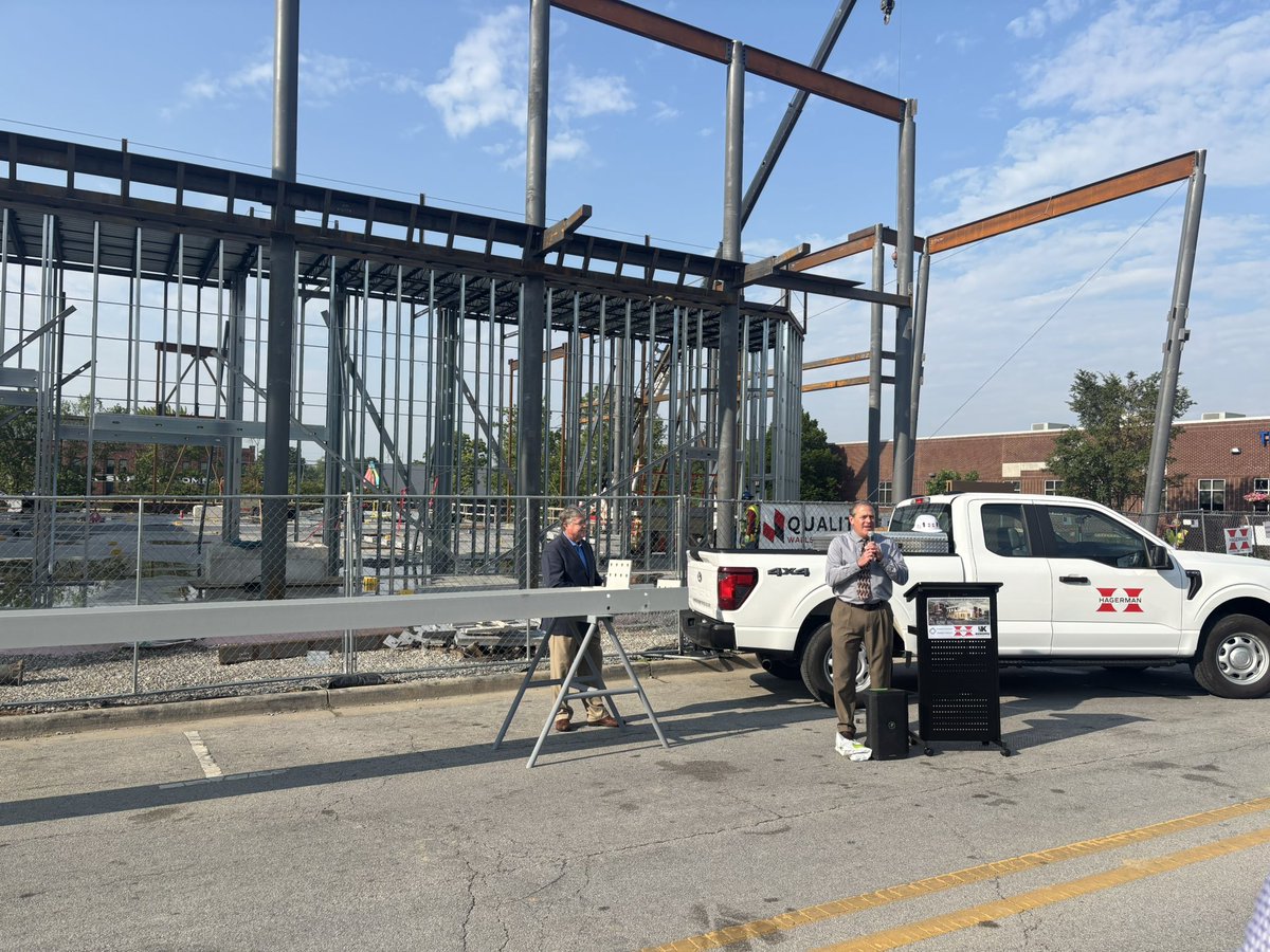 Exciting to see <a href="/CityofKokomo/">City of Kokomo</a> progress as the final beam of the Hotel Conference Center is installed! Thank you <a href="/Indiana_EDC/">Indiana Economic Development Corp.</a> #READI