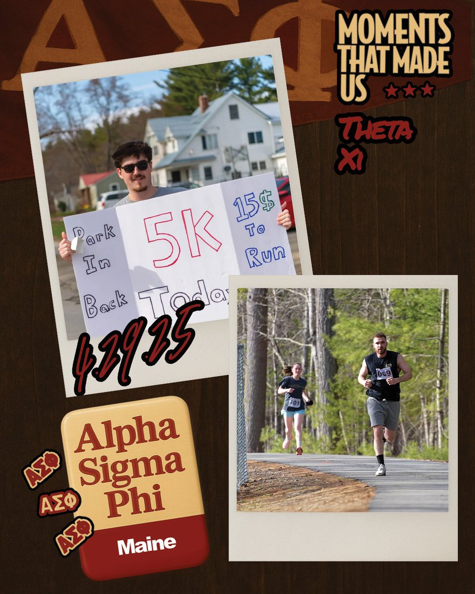alphasigs's tweet image. Before kicking off Mental Health Awareness Month, the men at the University of Maine hosted a Mental Health 5K in support of Active Minds.

The event brought the community together for an important cause and gave everyone a chance to break a sweat for mental health! 

#AlphaSig