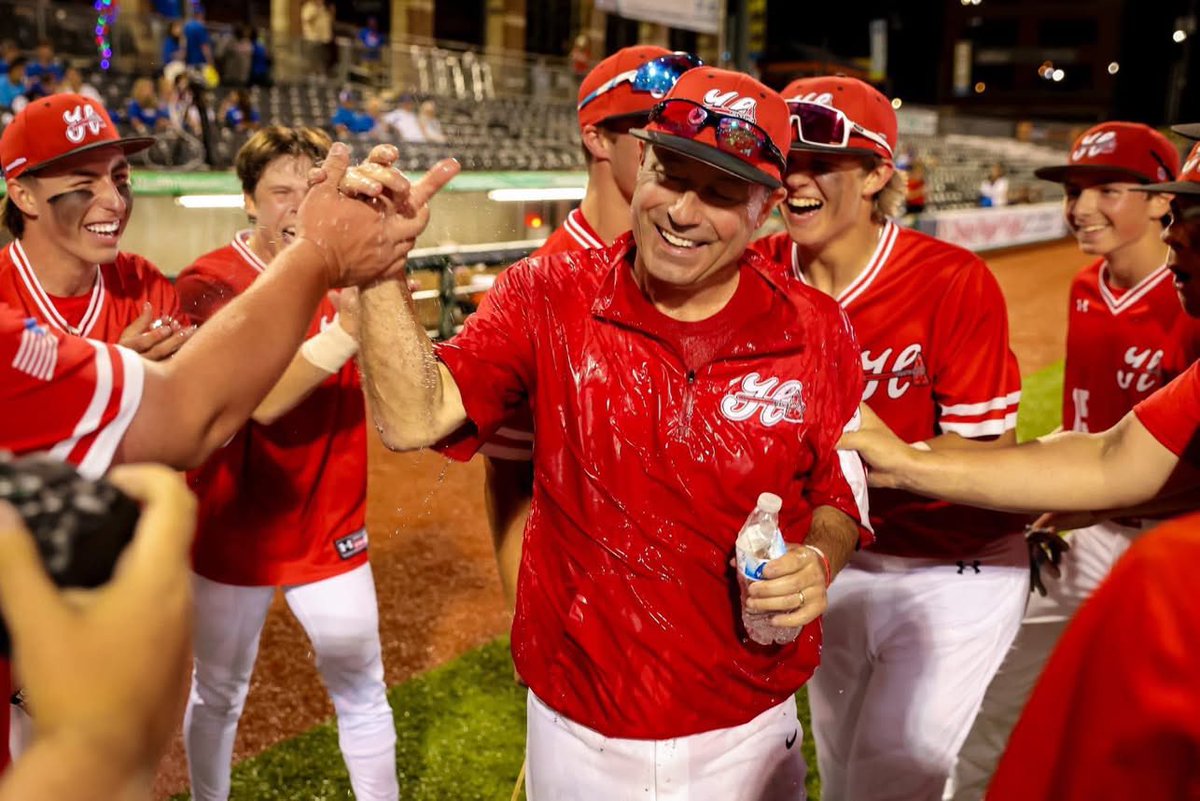 “Mama, there goes that man again!”

The best to ever do it. A knowledge of baseball second to none, brass ones that allow him to make difficult decisions, and a love for his players that is unrivaled. 

Congrats on your Fourth State Championship Coach.