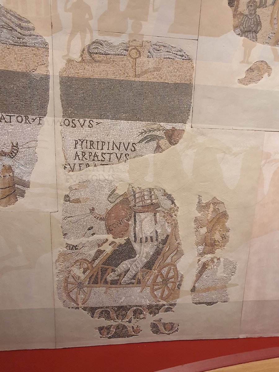Kim Humberstone OBE (@k_humberstone) on Twitter photo For #MosaicMonday The magnificent Chariot race in the circus mosaic from the National museum of Catalonia. Found in Barcelona it dates to the 4th Cent AD. <a href="/romanarchaeouk/">Association for Roman Archaeology</a> For #MosaicMonday The magnificent Chariot race in the circus mosaic from the National museum of Catalonia. Found in Barcelona it dates to the 4th Cent AD. <a href="/romanarchaeouk/">Association for Roman Archaeology</a>