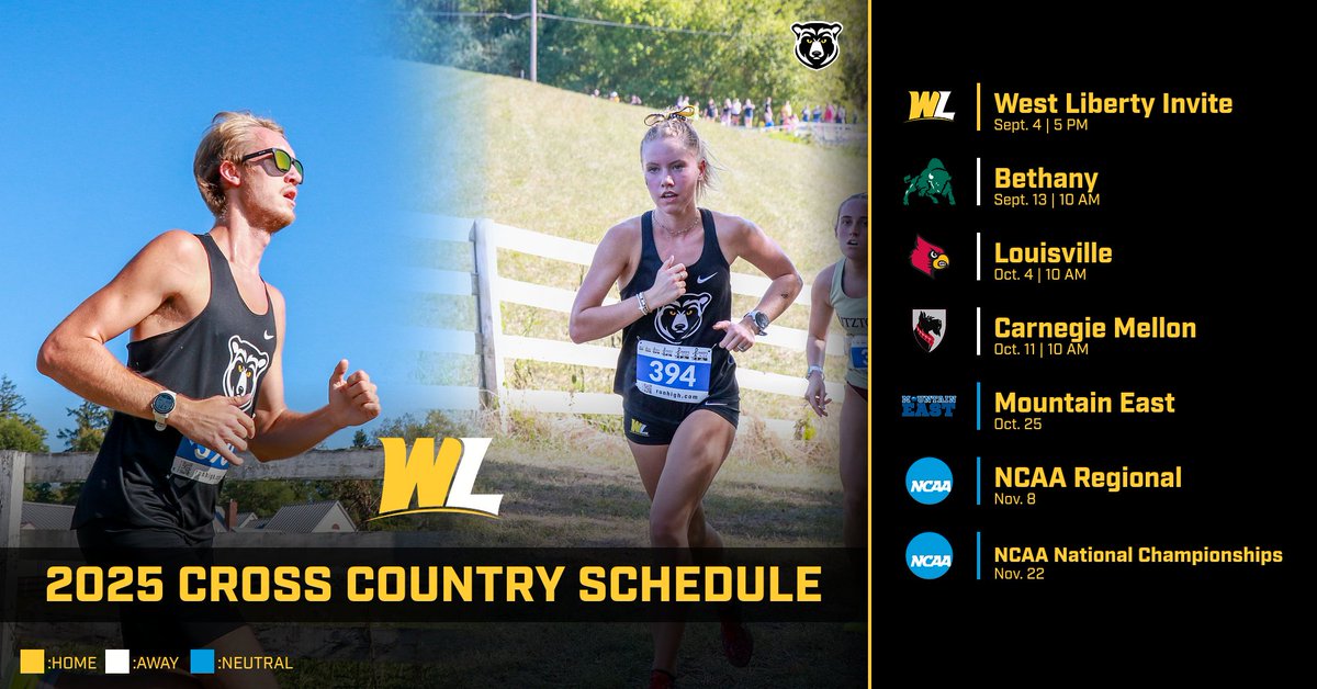 🚨 Cross Country Announces 2025 Schedule ‼️

🔗tinyurl.com/2umr9s7d

#GoWLU | #TopperNation 🐻
