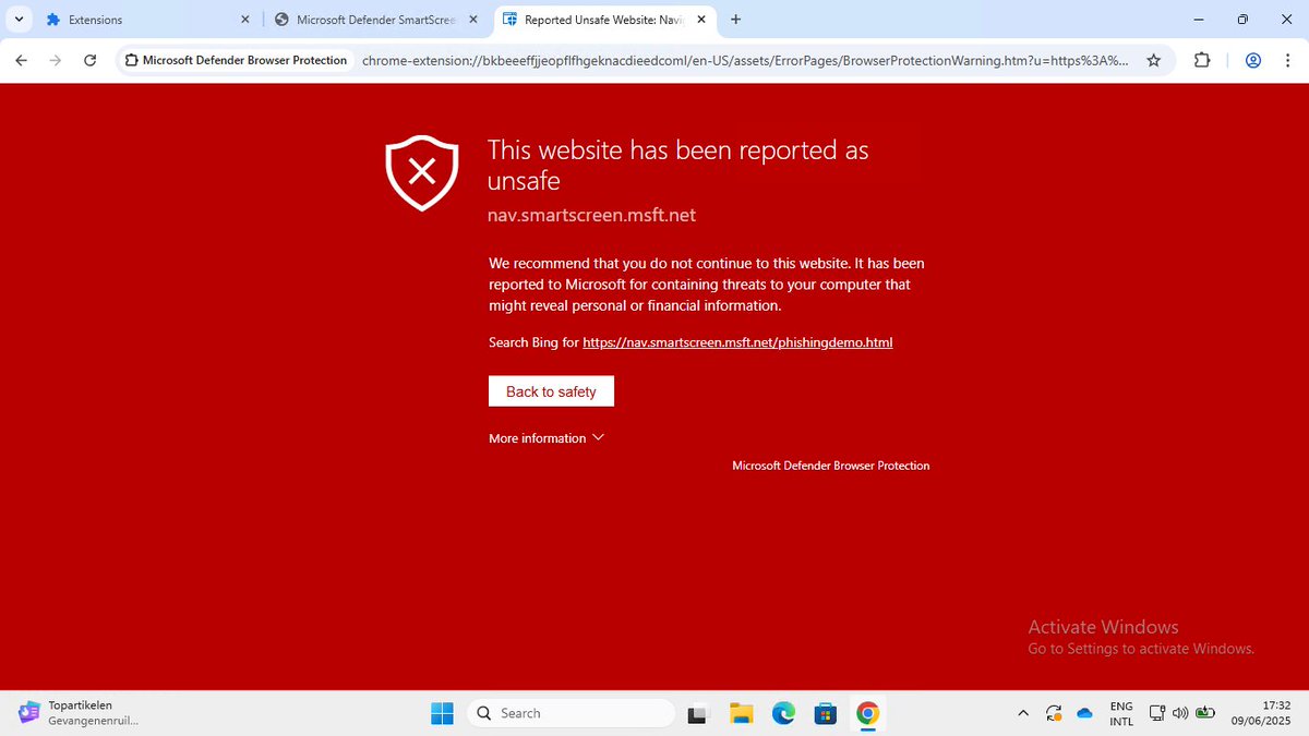 pvanderwoude's tweet photo. New blog post: Getting started with the Microsoft Defender Browser Protection extension for Google Chrome
https://t.co/0KreVAeE5S
#MSIntune #Intune #EMS #MDM #Windows10 #Windows11 #GoogleChrome #MDE #DefenderForEndpoint #SmartScreen https://t.co/RvuPVaIBX4