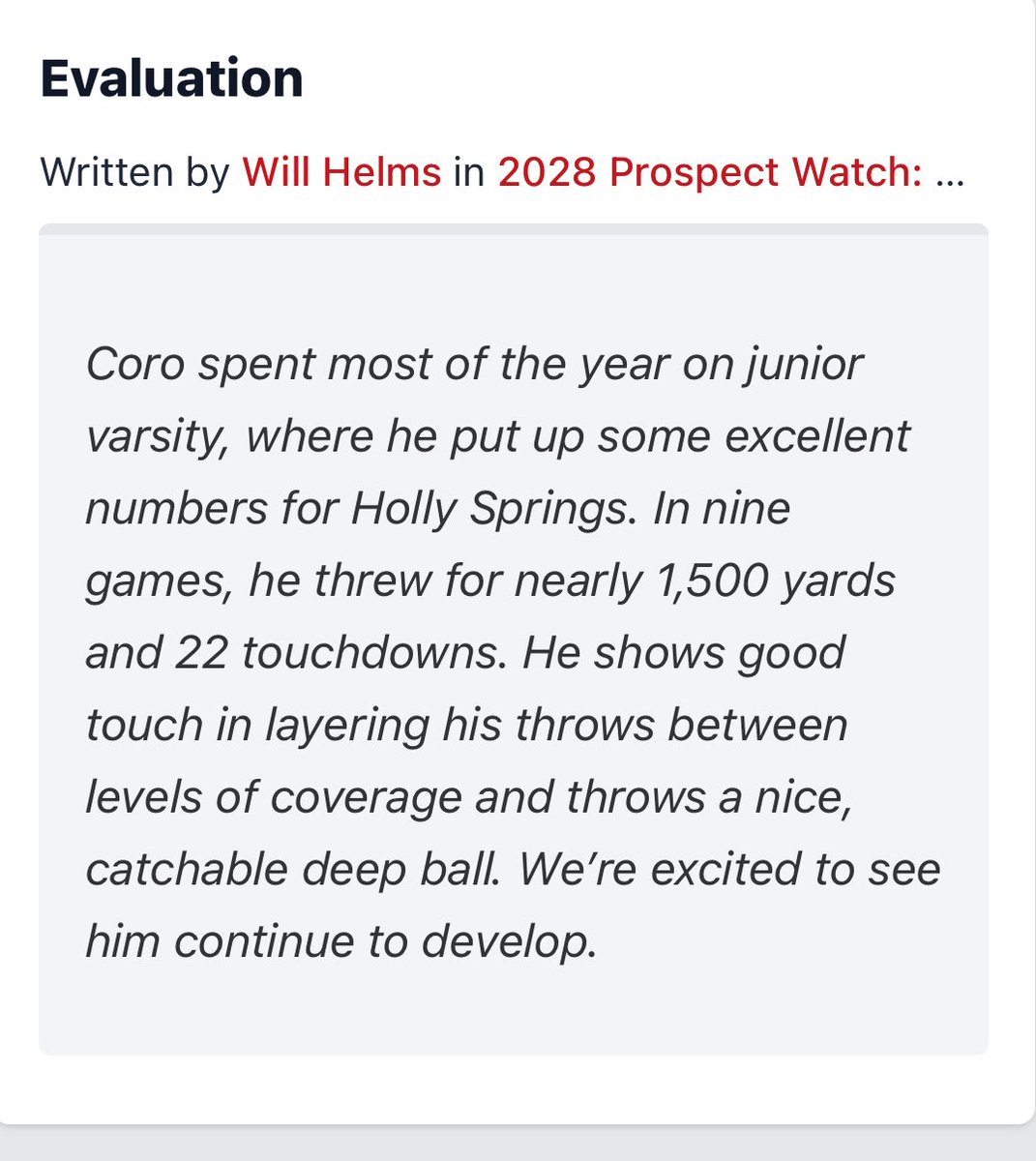 Thank you <a href="/PrepRedzoneNext/">Prep Redzone 𝙉𝙀𝙓𝙏 🏈</a> <a href="/PrepRedzone/">Prep Redzone 🏈</a>  for the write up!

<a href="/TheSniperSchool/">Ray Isaac</a> <a href="/CoachBlanksSLFB/">Coach Fred Blanks</a> <a href="/QBHitList/">QBHitList.com</a> <a href="/SoLeeHS/">Southern Lee</a>