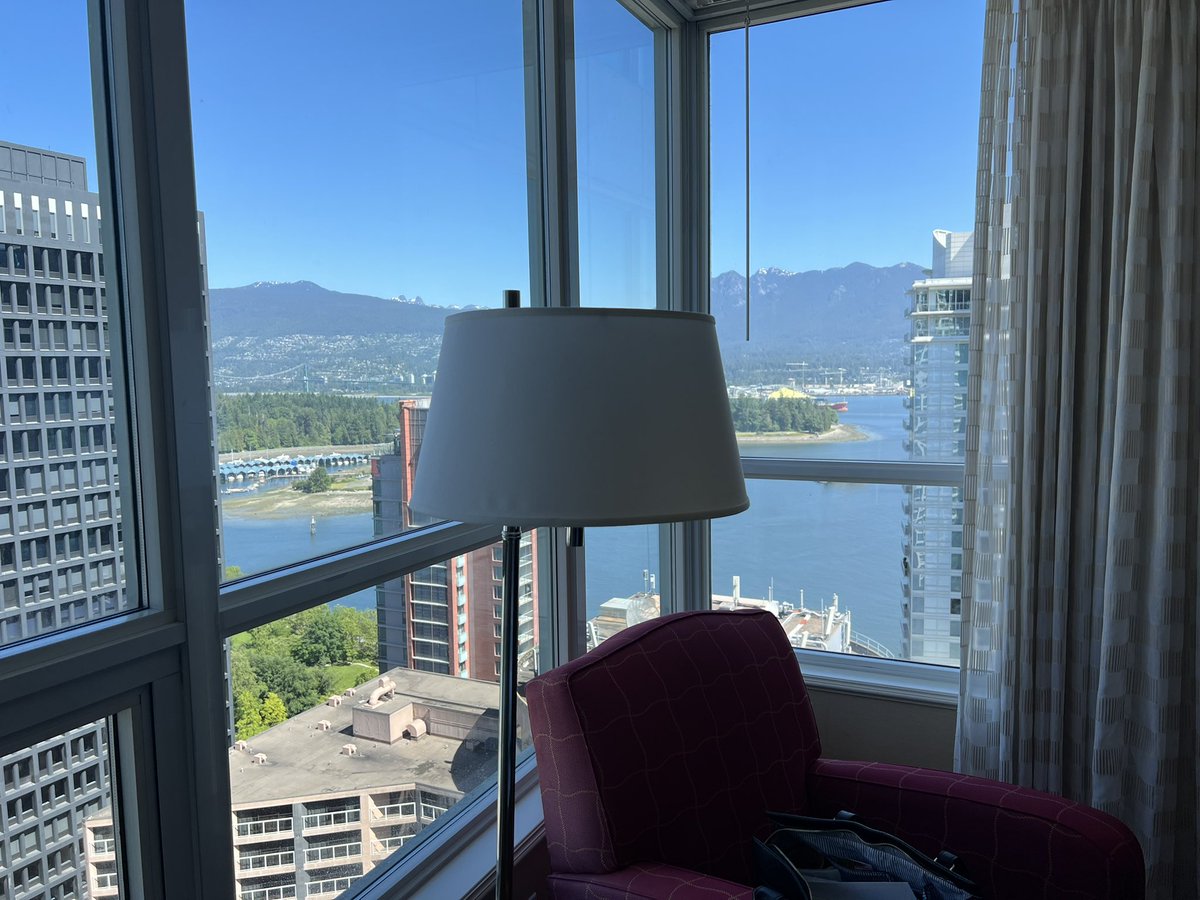 I’ve lucked out! Look at my view from <a href="/MarriottBonvoy/">Marriott Bonvoy</a> in Vancouver! This is going to be a great conference <a href="/Intuit/">Intuit</a>