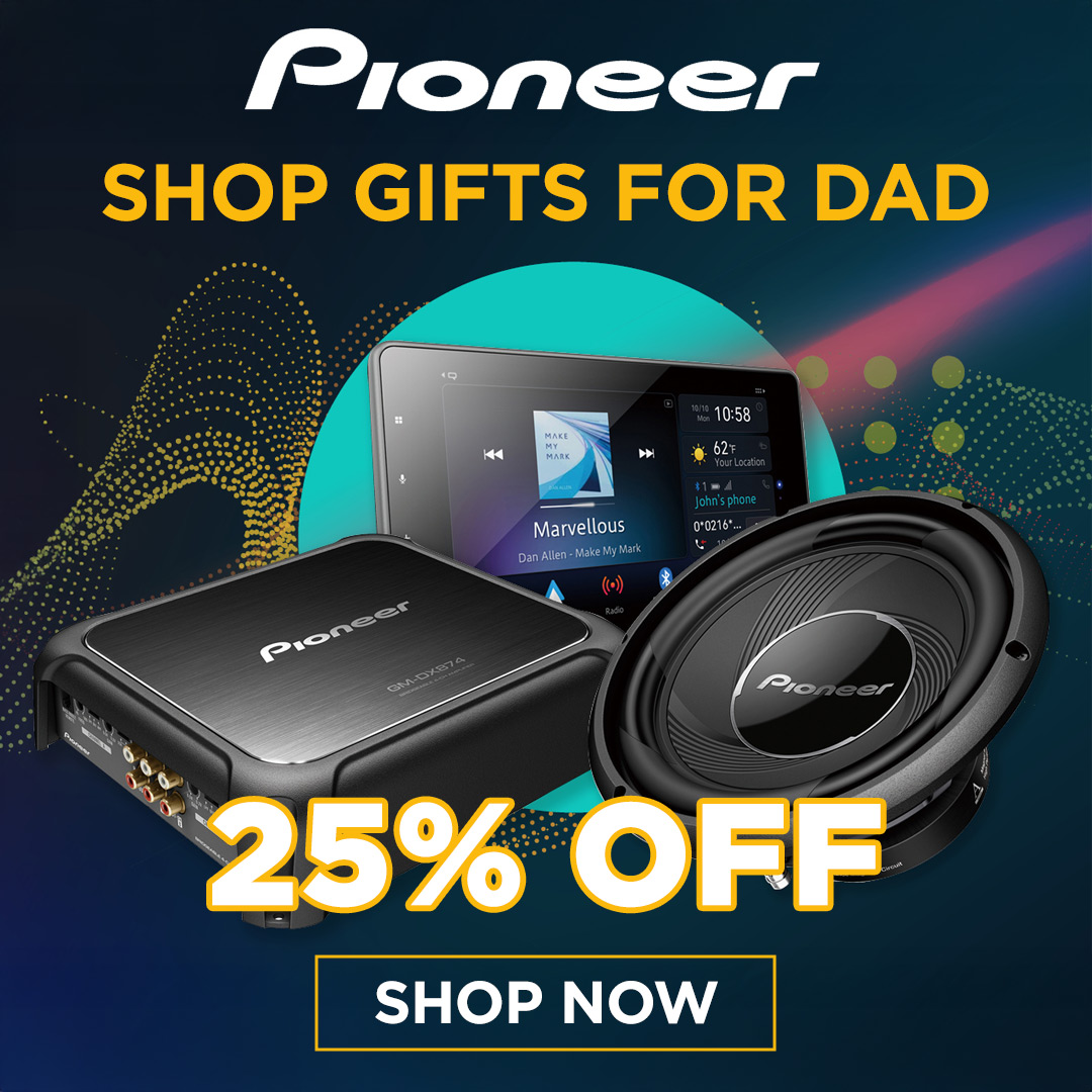 PioneerUSA's tweet photo. Skip the socks.
Get Dad what he really wantsโ25% OFF car-shaking, bass-dropping, window-rattling gear.
Subs, amps, receivers. All of it.๐๐ฅ
Now through 6/30, GET 25% OFF when you shop our sale at https://t.co/QnyLXkGyA8.
#PioneerCarAudio #FathersDayGift #CarAudioAddict #Sale https://t.co/PPJO2hyyOp