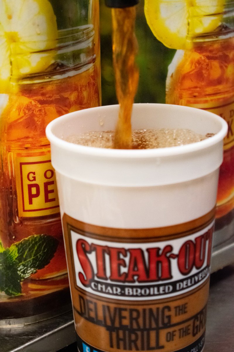 Wednesday is #NationalIcedTeaDay! Celebrate with a cup of our delicious Luzianne iced tea that's included with all pick-up meals! steakoutdelivers.com