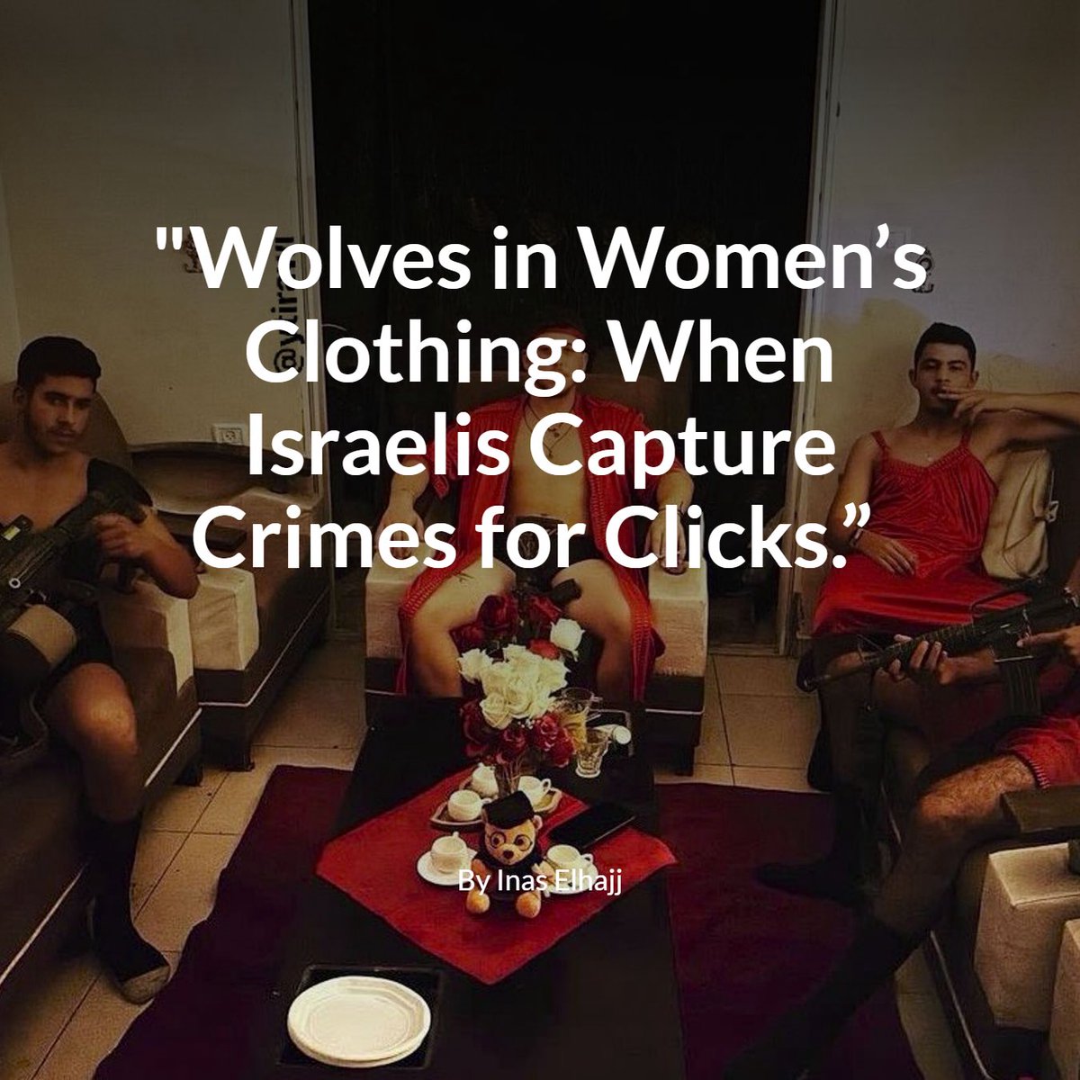 Israel’s Viral War Crimes for Clout👇

Since October 2023, Israeli soldiers have turned Gaza’s destruction into viral content, posing amid rubble with Palestinian women’s lingerie and private belongings. This isn’t security, it’s dehumanization, cultural erasure, and a brutal