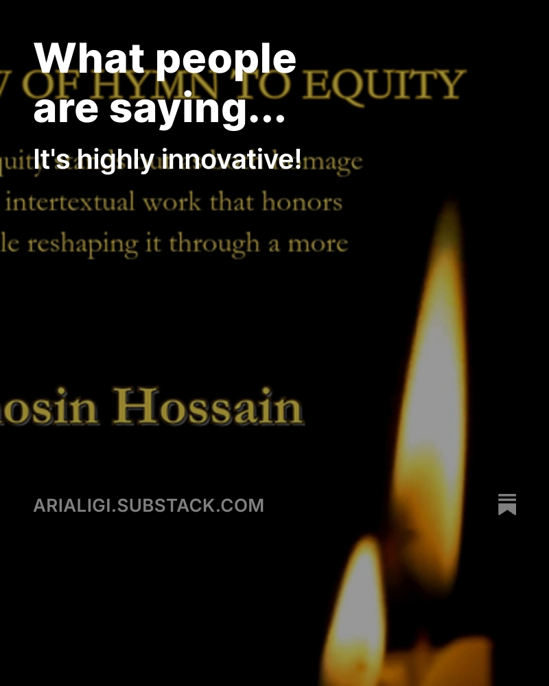 Aria (@arialigi) on Twitter photo Hymn to Equity is HIGHLY innovative!
lnkd.in/d4AP8jZw
lnkd.in/gtdvShqV
lnkd.in/gujZyPJ8
lnkd.in/gWYRftW6
open.substack.com/pub/arialigi/p…
<a href="/ErikPAntoni1/">Erik P. Antoni</a> <a href="/A_DiAngelo/">Anthony Di Angelo - Author</a> <a href="/ATryniecka/">Aleksandra Tryniecka</a>
<a href="/Albay3037/">Alan Bayles</a> <a href="/LMFord2/">LM Ford-Author</a> <a href="/_RaeRadford/">BOOK BOOST ❤️📚</a>
<a href="/freeboostpromo/">Book Boost</a> <a href="/booksbyJeanneR/">Jeanne Roland</a>
<a href="/_RaeRadford/">BOOK BOOST ❤️📚</a> Hymn to Equity is HIGHLY innovative!
lnkd.in/d4AP8jZw
lnkd.in/gtdvShqV
lnkd.in/gujZyPJ8
lnkd.in/gWYRftW6
open.substack.com/pub/arialigi/p…
<a href="/ErikPAntoni1/">Erik P. Antoni</a> <a href="/A_DiAngelo/">Anthony Di Angelo - Author</a> <a href="/ATryniecka/">Aleksandra Tryniecka</a>
<a href="/Albay3037/">Alan Bayles</a> <a href="/LMFord2/">LM Ford-Author</a> <a href="/_RaeRadford/">BOOK BOOST ❤️📚</a>
<a href="/freeboostpromo/">Book Boost</a> <a href="/booksbyJeanneR/">Jeanne Roland</a>
<a href="/_RaeRadford/">BOOK BOOST ❤️📚</a>