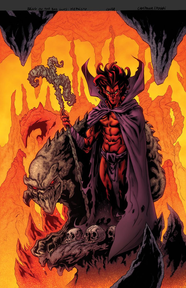 Bring On The Bad Guys: Mephisto #1 Variant
Pencils by Chris Campana
Inks by Roberto Poggi
Colors by Morry Hollowell

Had a lot of fun making this cover HOT!!!

#bringonthebadguys #mephisto
#marvelcomics #marveluniverse #marvelart
#chriscampana #robertopoggi #collaboration