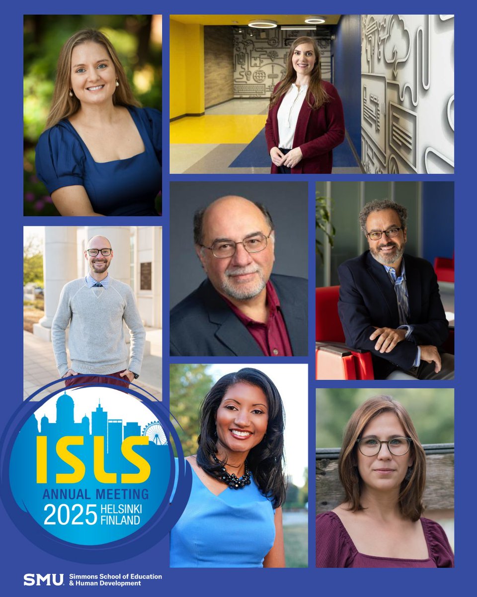 SMU Simmons is heading to Helsinki! 🇫🇮

We're proud to share that 7 of our scholars will represent the Simmons School at the 2025 International Society of the Learning Sciences (ISLS) Conference in Finland.

Their research spans a range of innovative topics, including:
📚  The