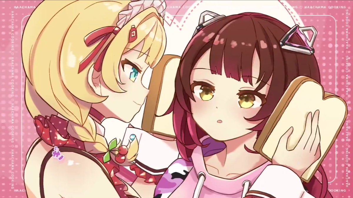 みんな気づいた⁉️
パンに挟まれるホロメンたち💗