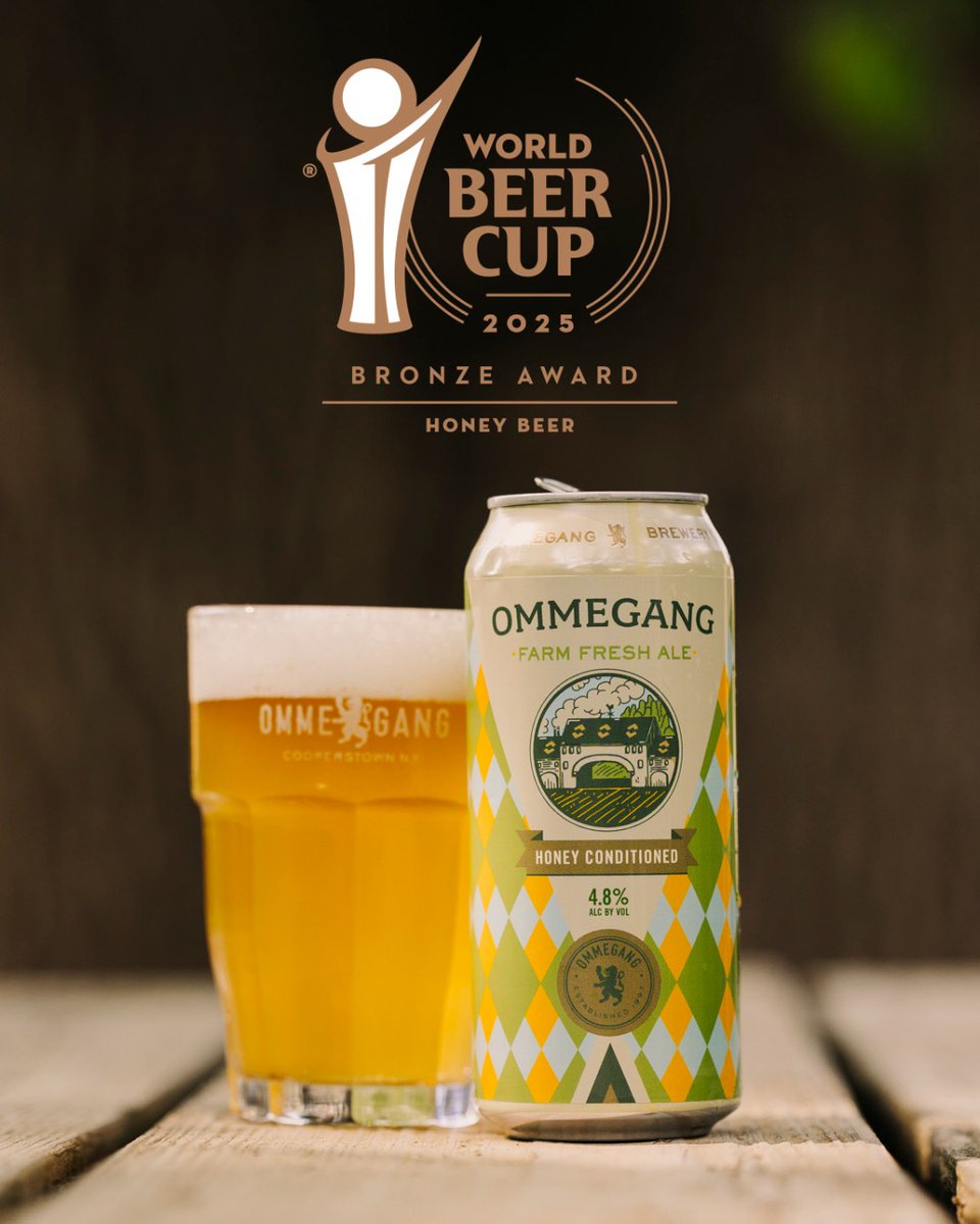 Basking in that award-winning glow never gets old. Kick off your week with our open-fermented and wildflower honey conditioned Farm Fresh Ale. It’s like winning an award for yourself. 🍯🍺