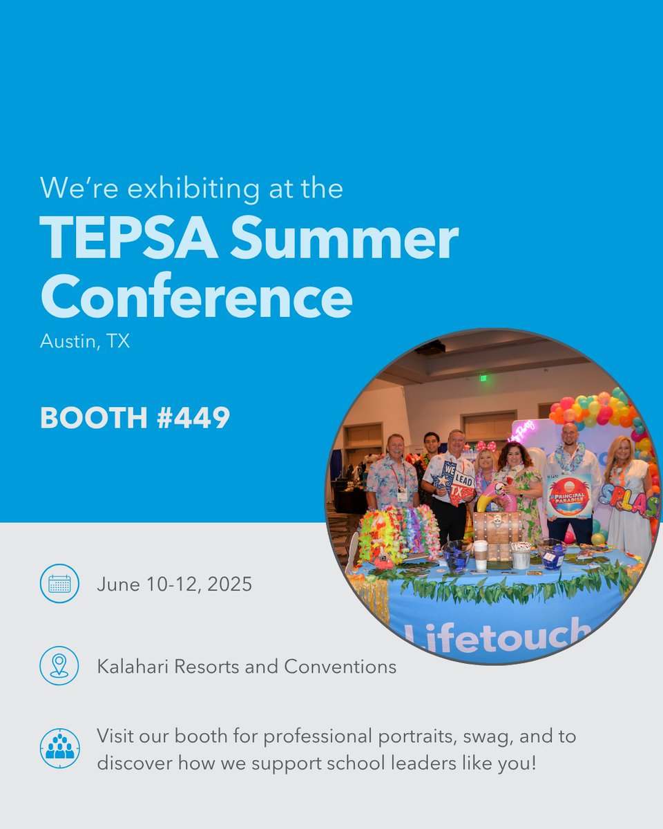 Going to #TEPSA2025 in Austin, TX? Visit our team at Booth 449 for free professional headshots, swag, and a quick chat about how we support PK-8 educators.

We’d love to see you there! 
#TEPSAConference