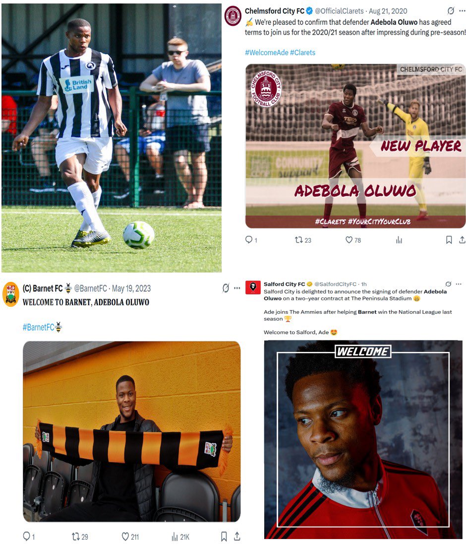 ⚽️⚫️⚪️👏🏼ADE OLUWO👏🏼⚪️⚫️⚽️

Listened, learned and worked very hard.
Turned down countless 7 dayers at the same step.
Rewards followed as he rose through the levels.