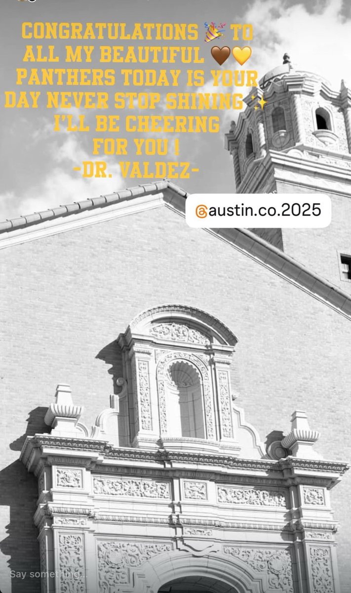Ruenna Valdez (@ruennavaldez) on Twitter photo Congratulations to all those Beautiful Panthers that are graduating today! Can’t wait to see all the great things you will continue to accomplish in this beautiful life! Always Cheering for you ! <a href="/CoachPichardo/">Eric Pichardo M. Ed.</a> <a href="/Austinhs_JROTC/">AustinHS_JROTC</a> <a href="/PrimeTimeRhino/">Paul Torres</a> <a href="/rosalesflorEP/">@rosalesflorEP</a> <a href="/AHSPantherAth/">AHSPantherAthletics</a> Congratulations to all those Beautiful Panthers that are graduating today! Can’t wait to see all the great things you will continue to accomplish in this beautiful life! Always Cheering for you ! <a href="/CoachPichardo/">Eric Pichardo M. Ed.</a> <a href="/Austinhs_JROTC/">AustinHS_JROTC</a> <a href="/PrimeTimeRhino/">Paul Torres</a> <a href="/rosalesflorEP/">@rosalesflorEP</a> <a href="/AHSPantherAth/">AHSPantherAthletics</a>