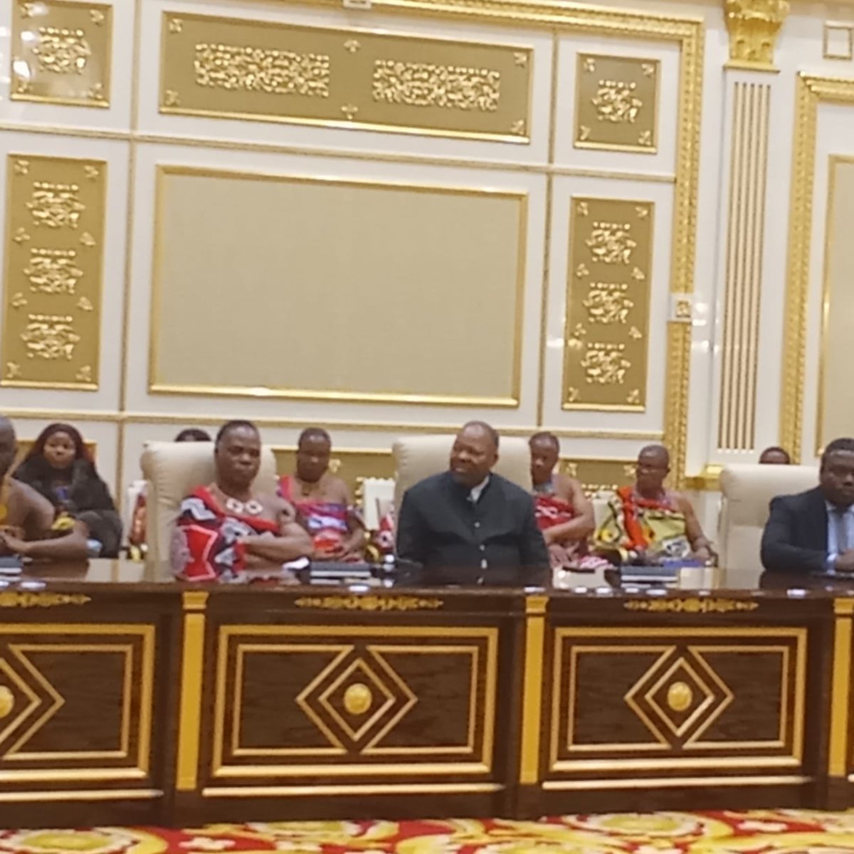 His Majesty King Mswati III is hosting a welcome dinner in honour of visiting Mozambican President Daniel Chapo at Mandvulo Grand Hall at Lozitha, this evening.