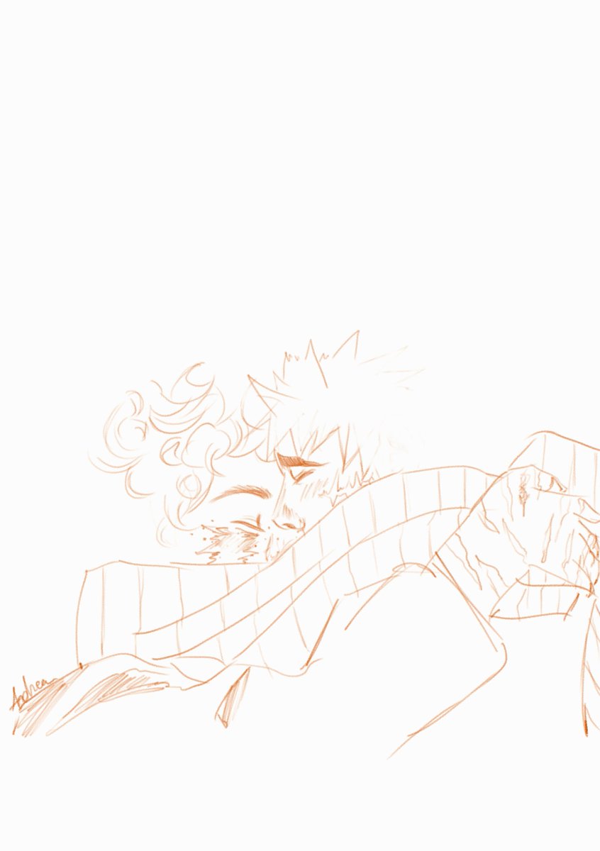 chapellitaa's tweet image. A very soft sketch &amp;lt;3 #ktdk #bkd #bkdkfanart #MHA