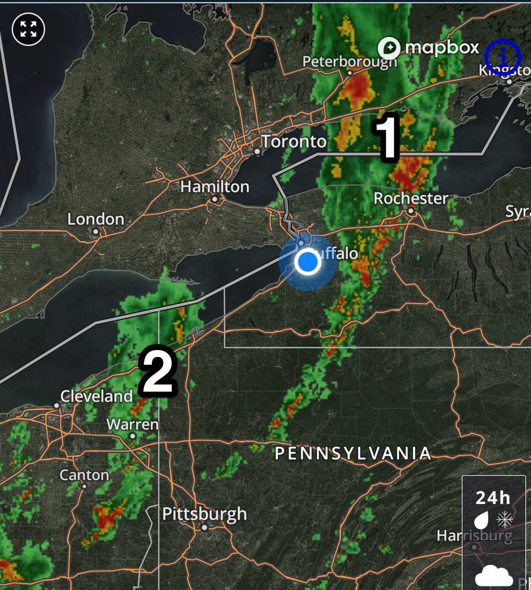 Round  1  provided between a 1/3 and just under 1” of rain. Round 2 is on the way with more  very heavy rainfall later this afternoon and evening. <a href="/WGRZ/">WGRZ</a>