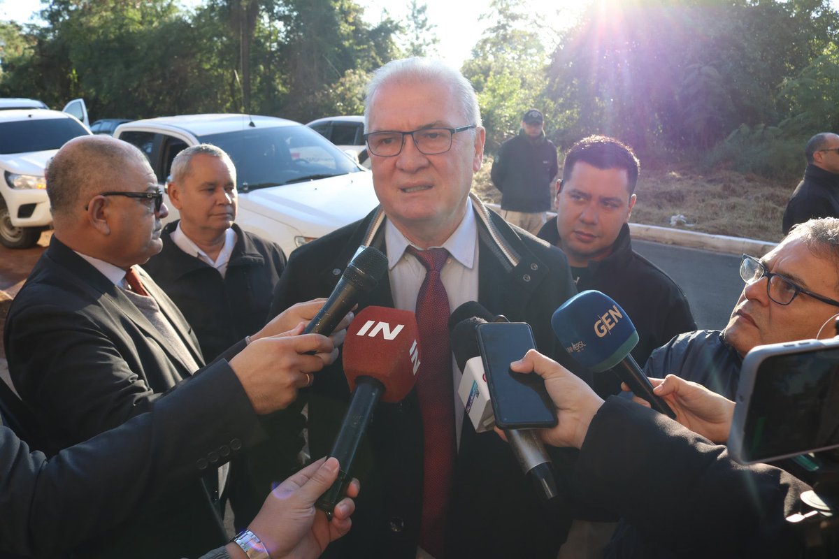 En Encarnación, verificación del avance de las obras de la Sede Regional del Ministerio Público.