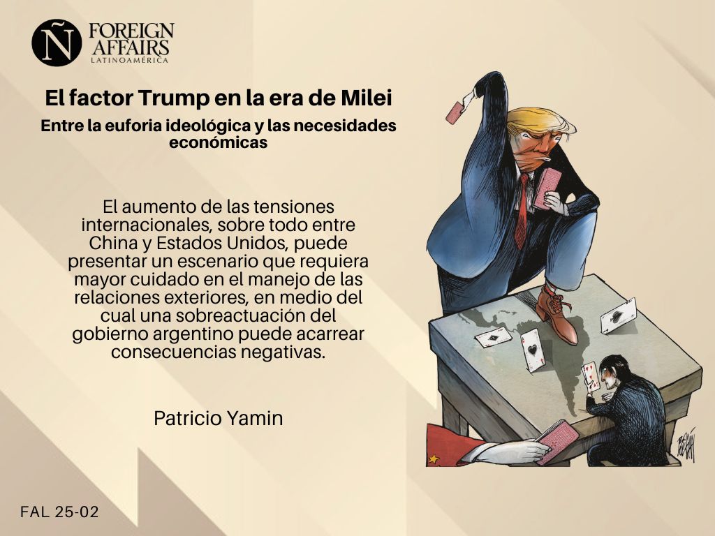 En la #NuevaFAL “Latinoamérica frente a los embates de Trump” escribe Patricio Yamin (<a href="/patricioyamin/">Patricio Yamin</a>) el artículo "El factor Trump en la era de Milei. Entre la euforia ideológica y las necesidades económicas". ¡Suscríbete ya! bit.ly/4luUbZA