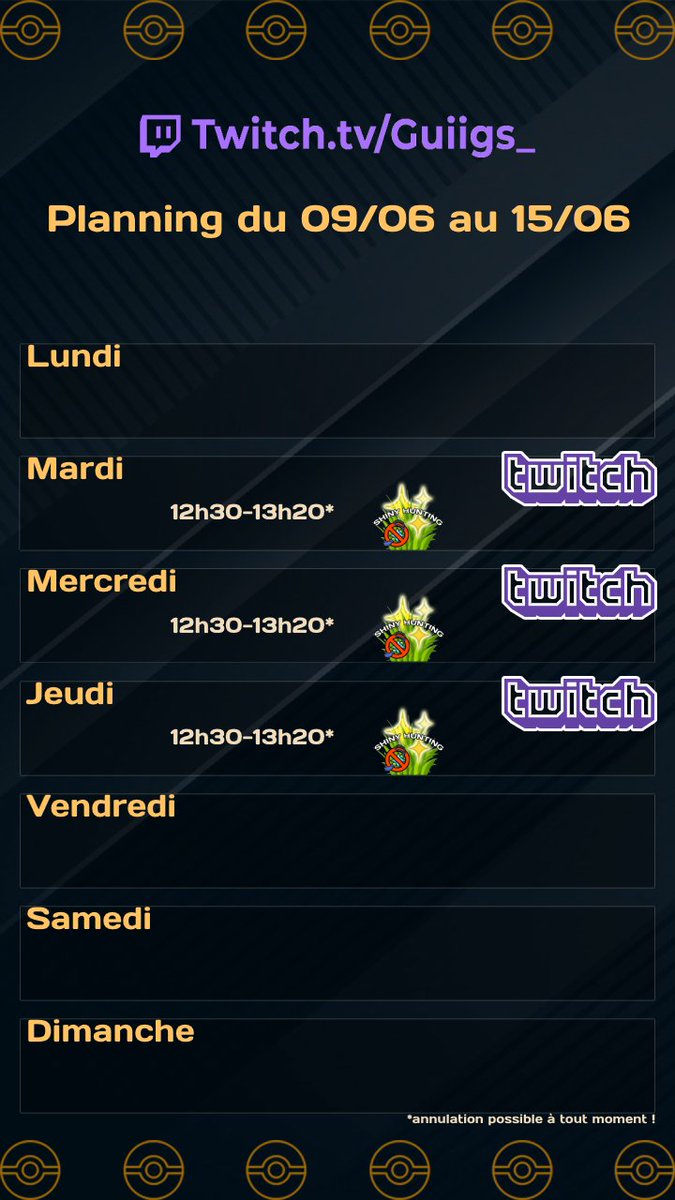 Retour des streams SH ! on teste pendant la pause dominicale !