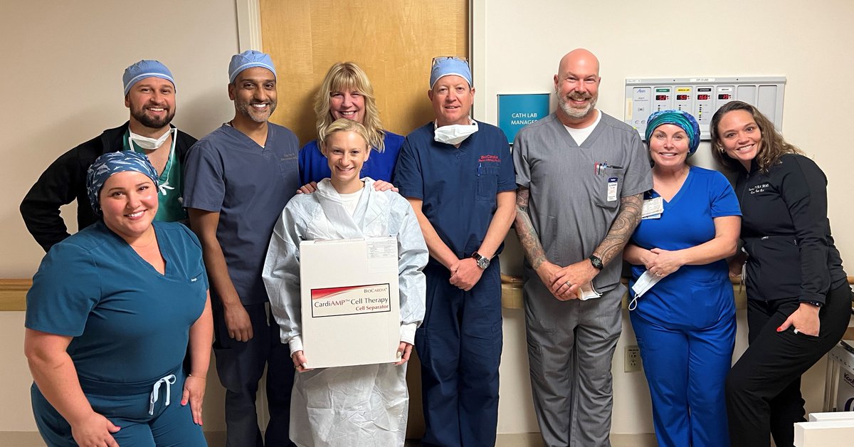 Congratulations to Dr. Parag Patel and Dr. Leslie Miller of BayCare and their team on another CardiAMP Heart Failure II case!