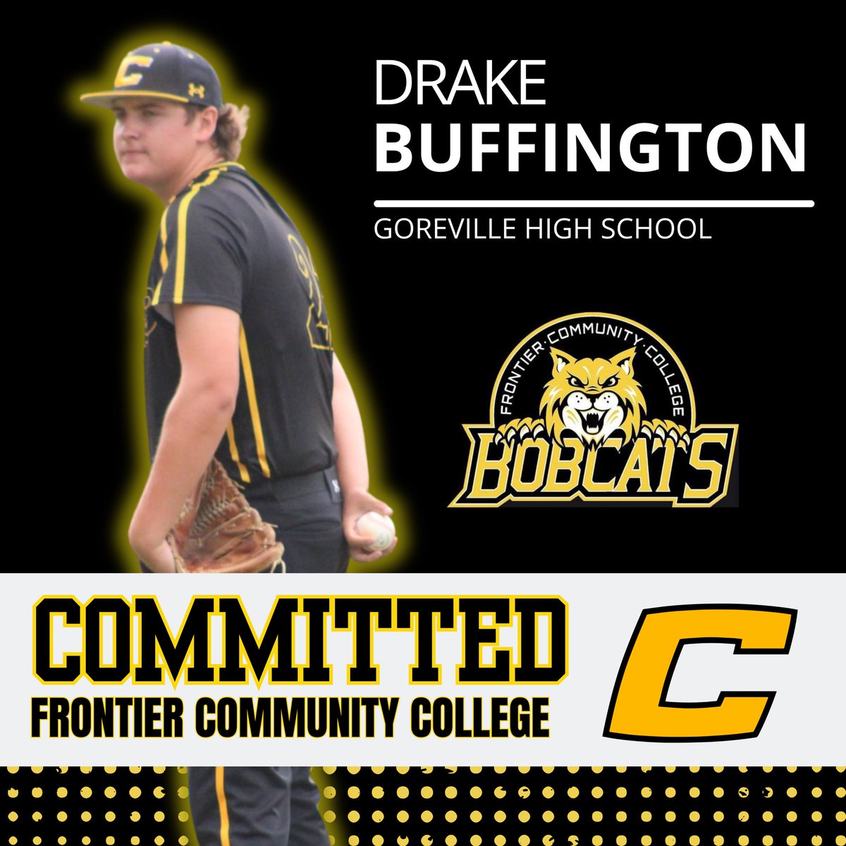 ⚠️Commitment Alert⚠️ our 15th off the board
Big time congrats to the big 6’6” RHP <a href="/DBuff22/">Drake Buffington</a> from Illinois on his commitment to <a href="/BaseballBcats/">FCC Bobcat Baseball</a>. Drake burst onto the scene last Summer &amp; he just works. One of the best kids/teammates I’ve ever coached. The “I’ll do anything coach”guy.