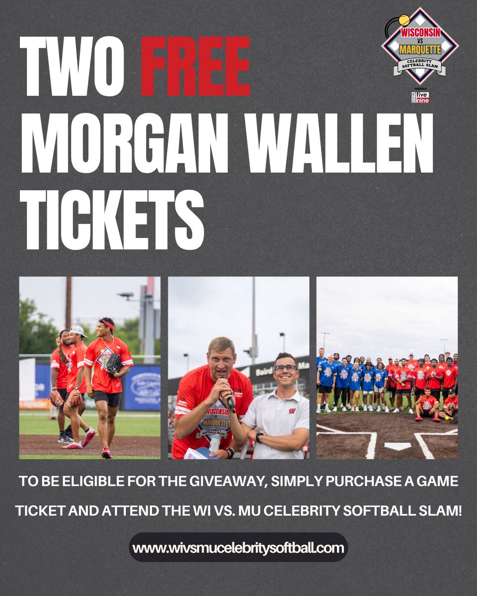 We’re giving away TWO tickets to the June 29th Morgan Wallen concert!  Your game ticket is your entry into this giveaway. Just purchase your ticket and attend the game to be automatically entered. Remember, the winner MUST be in attendance at the game to claim the concert tickets