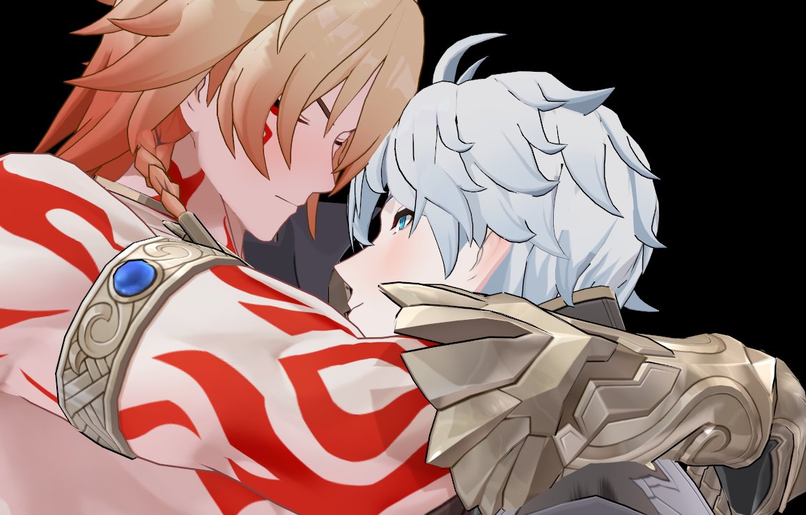 ShinjukuHitman's tweet photo. Switchin' the positions for you. 
Cookin' in the kitchen, and I'm in the bedroom. 

#phaidei
#myphai
#phainon
#mydei
#HonkaiStarRail https://t.co/5ylo7fUVh4