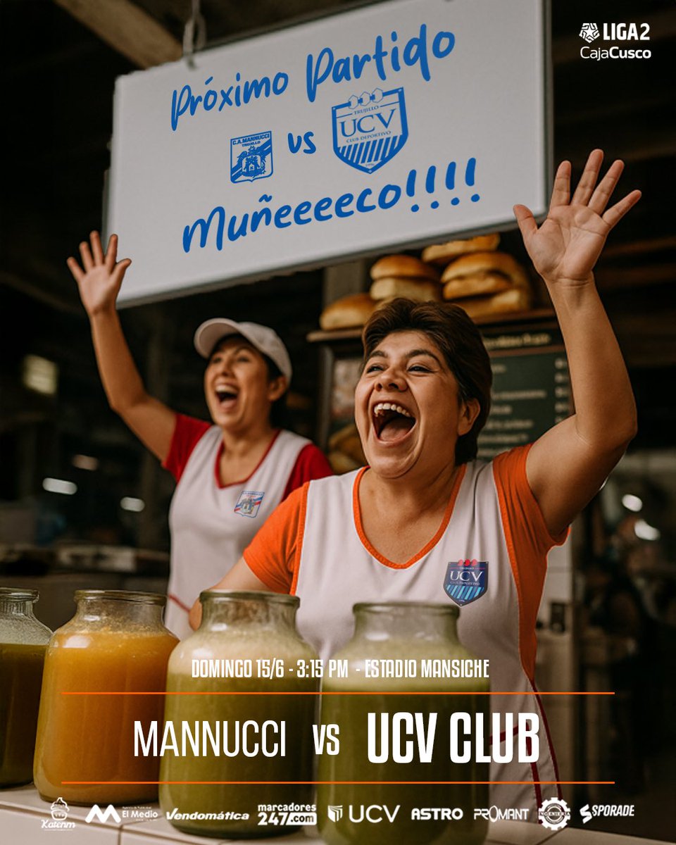 𝐏𝐫ó𝐱𝐢𝐦𝐨 𝐞𝐧𝐜𝐮𝐞𝐧𝐭𝐫𝐨 🔜
💥 𝟿𝟶 𝚖𝚒𝚗𝚞𝚝𝚘𝚜 𝚍𝚎 𝚙𝚞𝚛𝚘 𝚊𝚕𝚒𝚎𝚗𝚝𝚘

🆚 #Mannucci
🕙 15:15 p.m.
🗓️ 07/06

#VallejoEsTrujillo 🟠🔵🟠