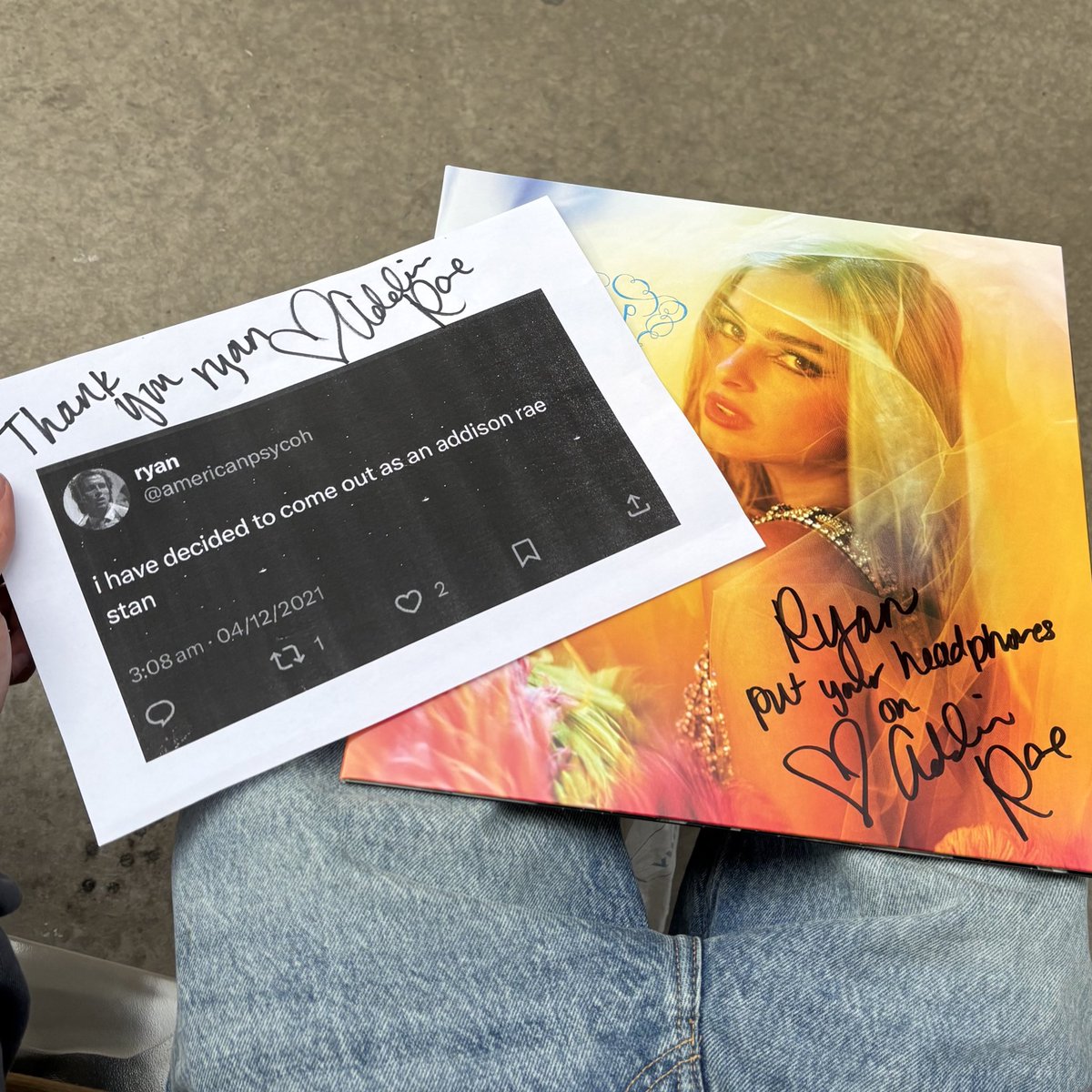 americanpsycoh's tweet image. Addison Rae is the sweetest pop star!