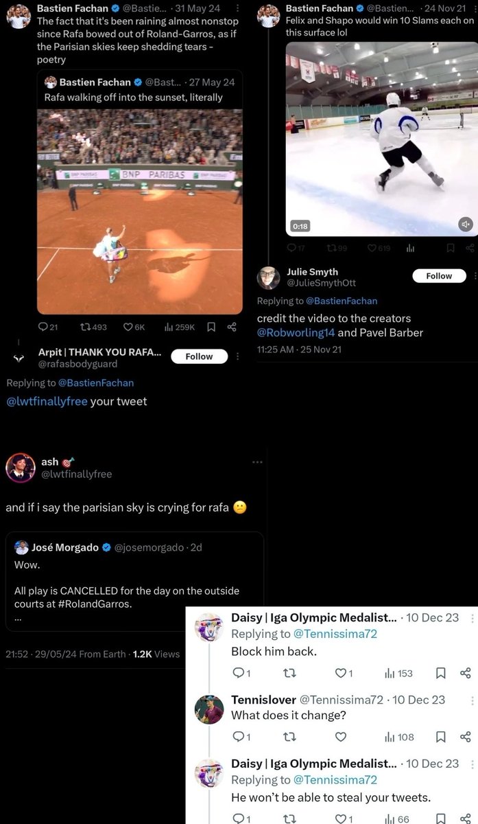TennisCentel's tweet photo. I steal tweets 🤤 and because I've faked my way to a big following, big accounts like @TennisTV @usopen @wta assume I'm a social media expert so they hire me!! I'm getting paid by for stealing other people's work/ideas!! yay meeeee https://t.co/iCMd3XRDo3