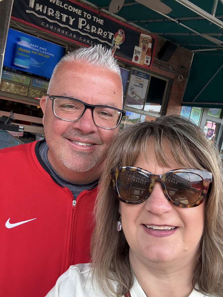 In Cleveland with <a href="/Carla_Carr01/">Carla Carr</a> for the Reds series with the India…….errr Guardians.