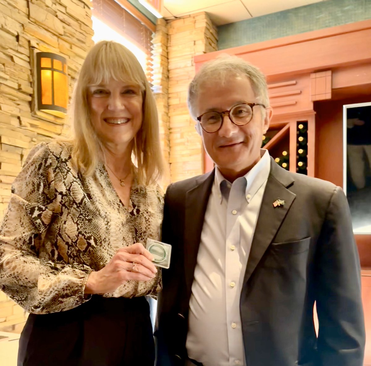 Charles J. Lockwood (@lockwood_md) on Twitter photo Thank you to Dr. Valerie Riddle, <a href="/USFHealthMed/">USF Health Medicine</a> Class of 1989! Dr. Riddle has done such a wonderful job as associate dean for Alumni Engagement – I was happy to be able to recognize her work at our recent MCOM Alumni Society dinner with an <a href="/USFHealth/">USF Health</a> Culture Coin. Thank you to Dr. Valerie Riddle, <a href="/USFHealthMed/">USF Health Medicine</a> Class of 1989! Dr. Riddle has done such a wonderful job as associate dean for Alumni Engagement – I was happy to be able to recognize her work at our recent MCOM Alumni Society dinner with an <a href="/USFHealth/">USF Health</a> Culture Coin.