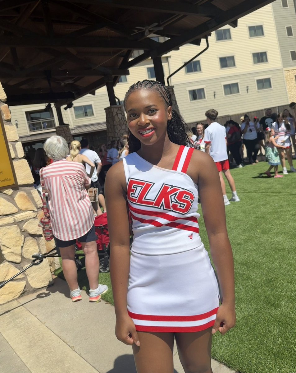 CoachJTII's tweet photo. Congratulations to my baby girl and her team for a successful cheer camp! She earned UCA All-American honors for the first time as well! #ProudDad #RackEm https://t.co/qnwpqj8W3q