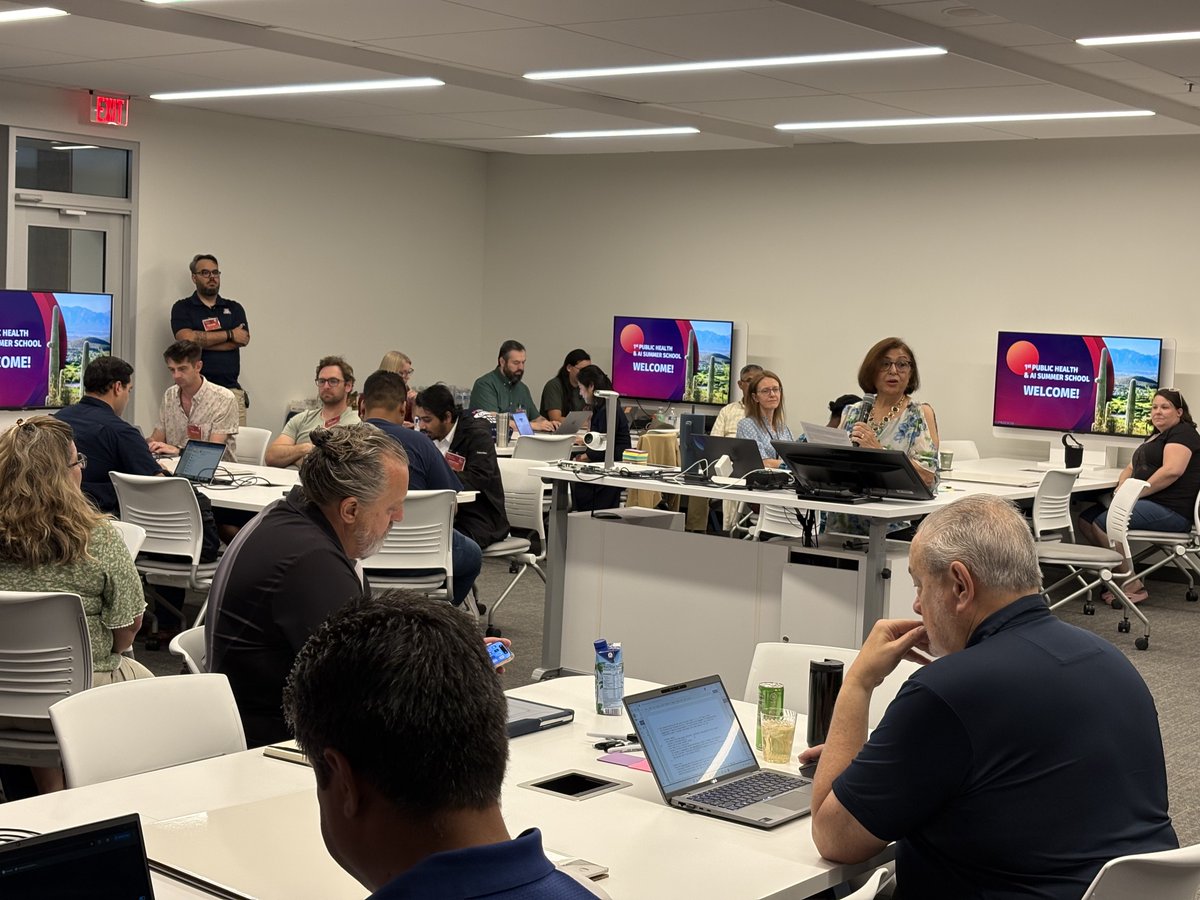 Today is the start of our Public Health and AI Summer School!

Welcome to all our students, congratulations to Dr. Onicio Leal and his team, and we wish everyone a productive week!

Learn more! Use the link in our bio.