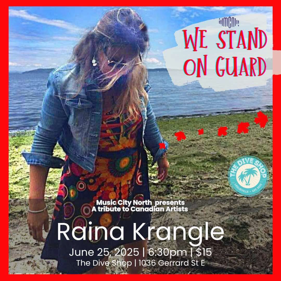 Torontonian 🇨🇦 🇪🇺 🇬🇱 🇲🇽 🇺🇦 🏒⚽️ (@toronto_nian) on Twitter photo #TorontoEvents 🇨🇦🍁 - Life In The City - Toronto's own indie singer songwriter <a href="/RainaKrangle/">Raina Krangle</a>, announces 3 shows:
-June 14: Free Times Cafe, 320 College St
-June 21: Tipsy Goose, 45 Grist Mill Rd, Holland Landing
-June 25: The Dive Shop, 1036 Gerrard St E
rainakrangle.com #TorontoEvents 🇨🇦🍁 - Life In The City - Toronto's own indie singer songwriter <a href="/RainaKrangle/">Raina Krangle</a>, announces 3 shows:
-June 14: Free Times Cafe, 320 College St
-June 21: Tipsy Goose, 45 Grist Mill Rd, Holland Landing
-June 25: The Dive Shop, 1036 Gerrard St E
rainakrangle.com