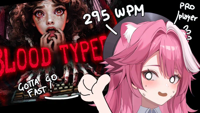 @raorapanthera: 【Blood Typers】My blood type is QWERTY btw! COLLAB w/ Shiori, Kronii and Biboo!!~✨ 🕗 6 PM PDT / 🕓 3 AM CEST / 🕙 10 AM JST Waiting Room: 🩸