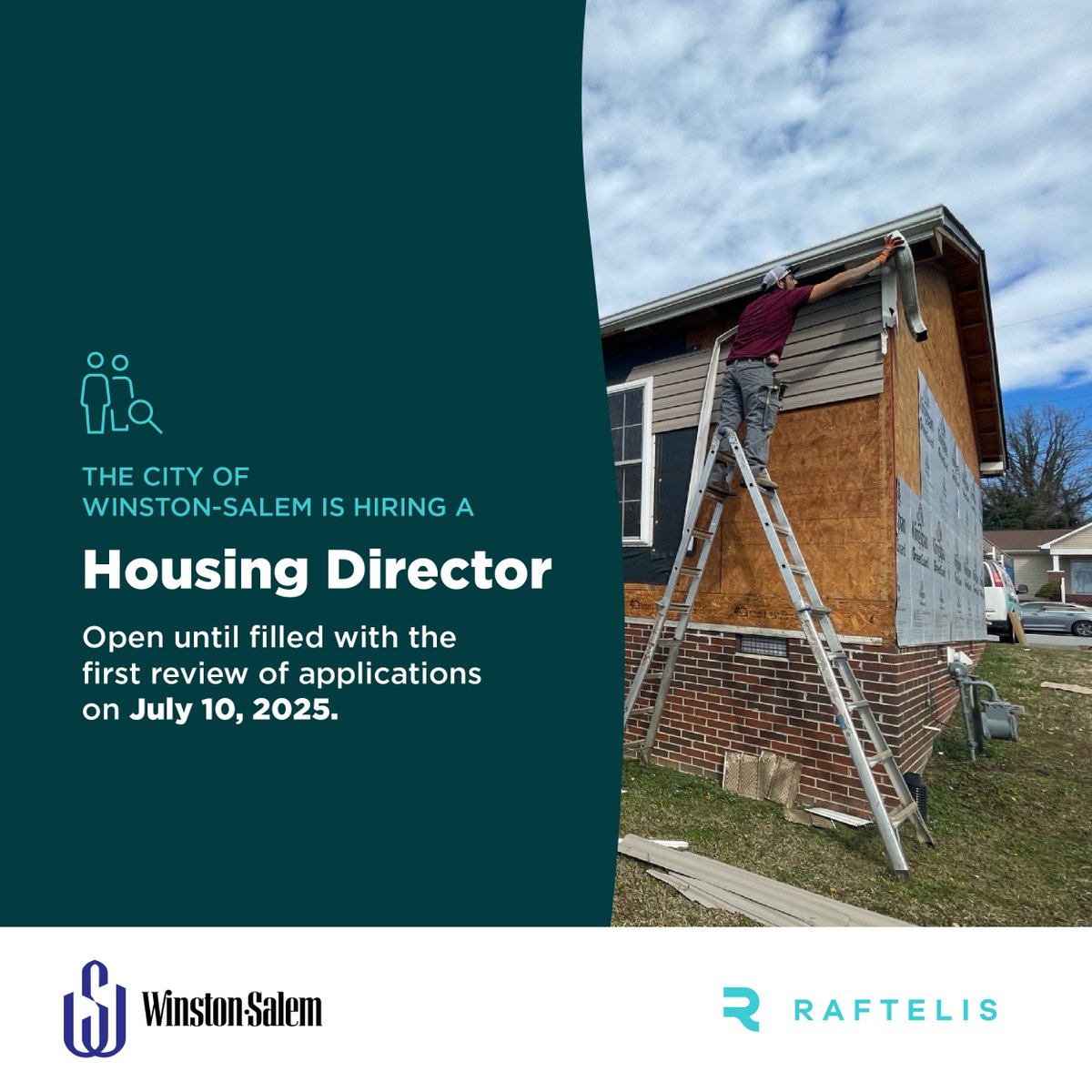 The City of Winston-Salem, NC, is seeking a dynamic leader to serve as its next Housing Director. The Director will be an effective delegator and work with staff to ensure the organization’s commitment to increasing the supply of affordable housing. 
hubs.la/Q03rkPJj0