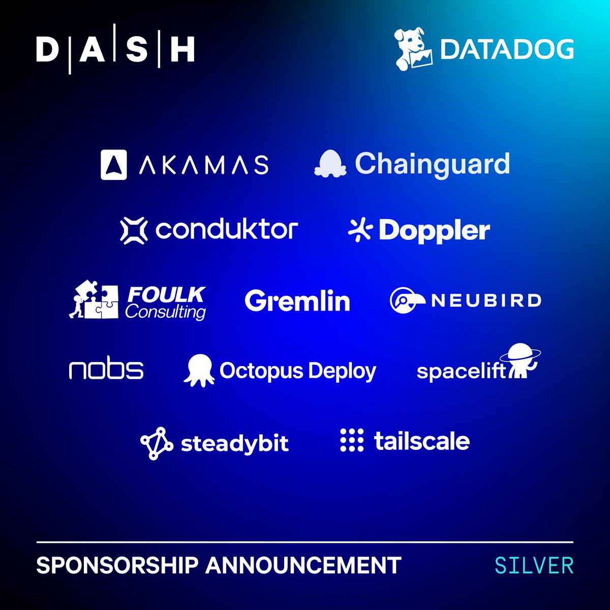 Explore our #DASH2025 Gold and Silver Sponsors. You can find them at the expo floor for live demos, insightful conversations and new connections.