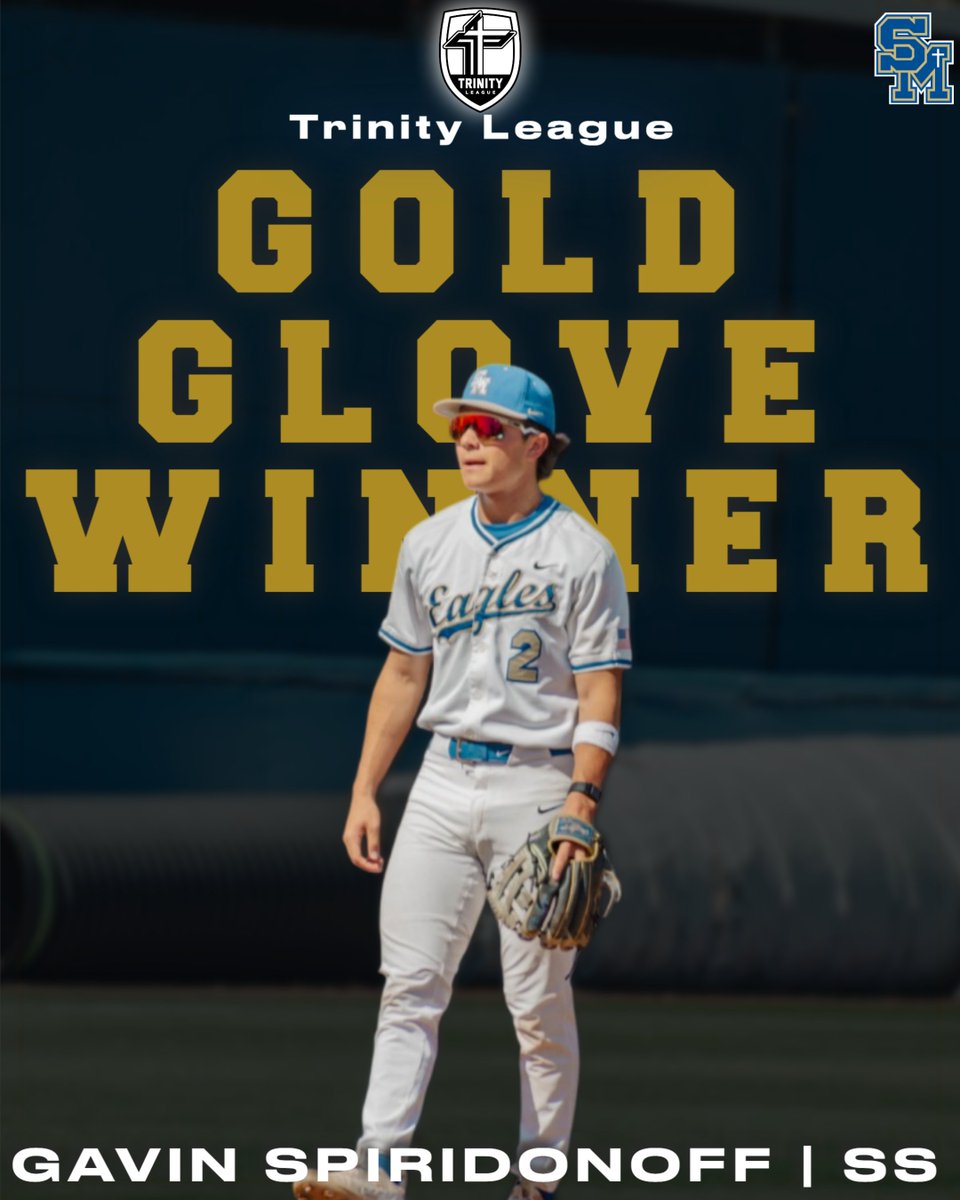 Congratulations to Gavin Spiridonoff who was selected for the Gold Glove in the Trinity League 

#wingmen #wearesm #gavinspiridonoff