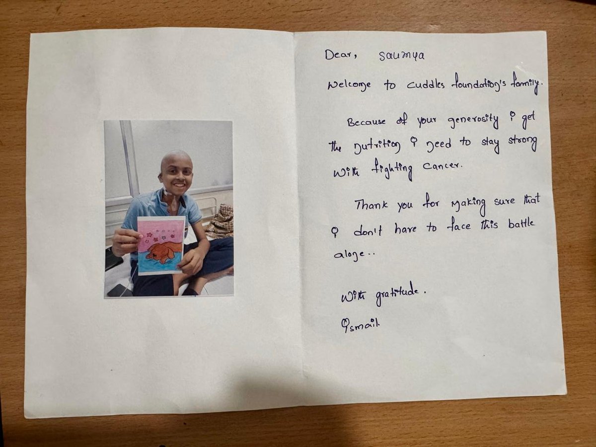 smpndy's tweet photo. Got pleasantly surprised by @Cuddles4Cancer with a drawing from Ismail, appreciating my minuscule gesture of supporting kids fighting cancer in whatever way I could. https://t.co/Y4PbSnDVoF