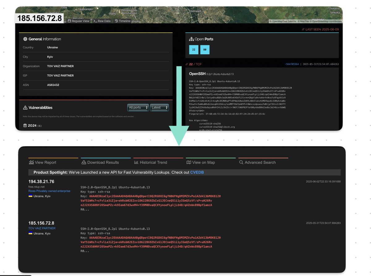 cyberexplorer0's tweet photo. @James_inthe_box @naumovax Nice one! @James_inthe_box @naumovax The #PowerLoader c2 has a Shared SSH host key with another ip address 194.38.21[.]76. Newer staging IP? 🙂🙂 https://t.co/kVNmsVqHVT