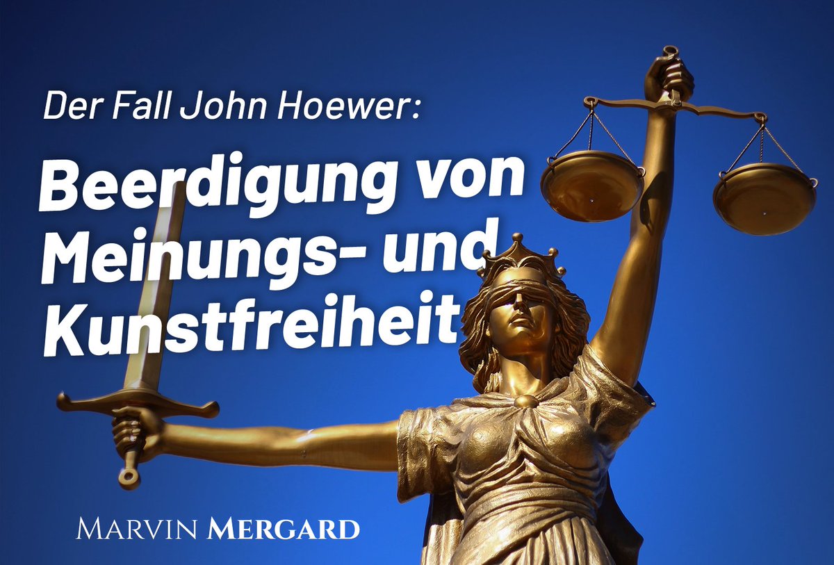 Der Fall John Hoewer - ein Skandal der uns alle erschüttern muss!

Folgendes ist geschehen:
Ein junger Mann entscheidet sich in verschiedener Weise für sein Land einzustehen. Als ehemaliges Mitglied der Jungen Alternative, als stellvertretender Vorsitzender des patriotischen