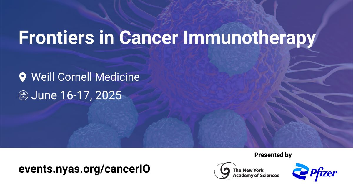 SU2Cscience's tweet image. Check out the upcoming @NYASciences Frontiers in Cancer Immunology Symposium. The event features a number of current and former @SU2C – funded researchers, including @bengrbm, @JimAllisonPhD, Antoni Ribas, Taha Merghoub, and Padmanee Sharma. #immunology #cancer…