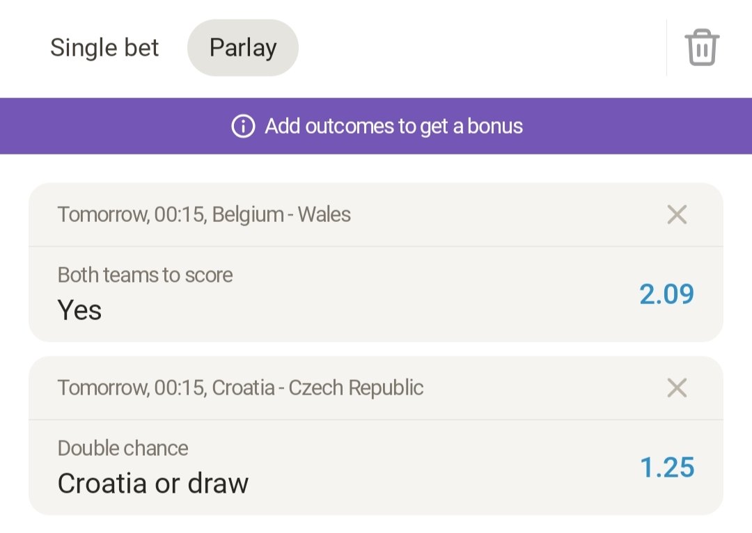 BetsDesi's tweet photo. Parlay it or play individually, it's up to you : Croatia DC + Belgium vs Wales BTTS YES.

Both bets arw backed by stats, previous H-H and form.

Stake what u fkn can lose.

#FootballTwitter #worldcupqualifiers2026 #BELWAL #CROCZE #WCQ #BettingX #GamblingTwitter #GamblingX
