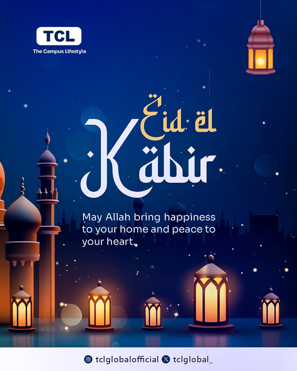 Eid Mubarak from all of us at The Campus Lifestyle! May your day be filled with joy, connection, and celebration. Here’s to peace, love, and brighter days ahead. 🌙💛