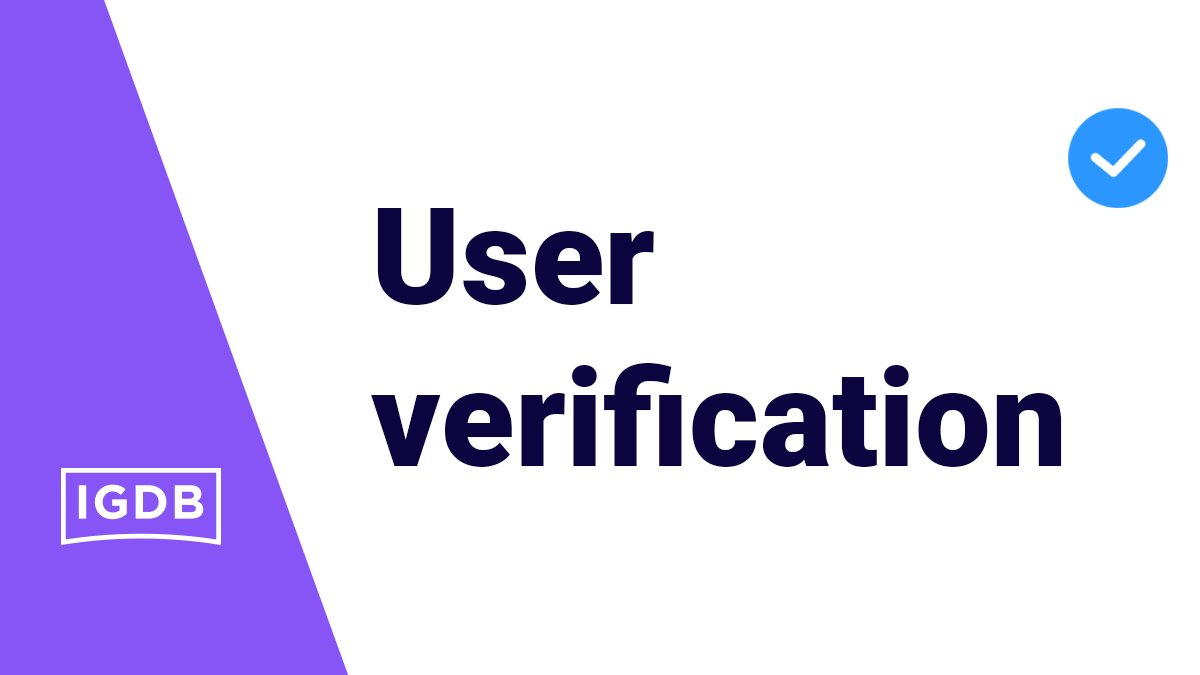 ⚠️ Calling all devs &amp; publisher! Reminder: you can get verified on IGDB. We just did an update to our verification program that streamlines the process. If you're not yet verified, email us at verification(at)igdb.com ;)