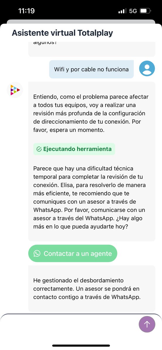 elilua's tweet photo. Hola @totalplaymx me urge hablar con un humano y que me ayuden a arreglar mi Internet!!! Sigo esperando que alguien me contacte por WhatsApp. Ayuda plis! https://t.co/zm3pHuqrce
